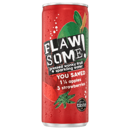 Flawsome apple and strawberry drink