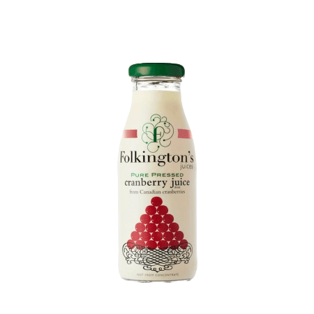 Folkington’s cranberry juice drink