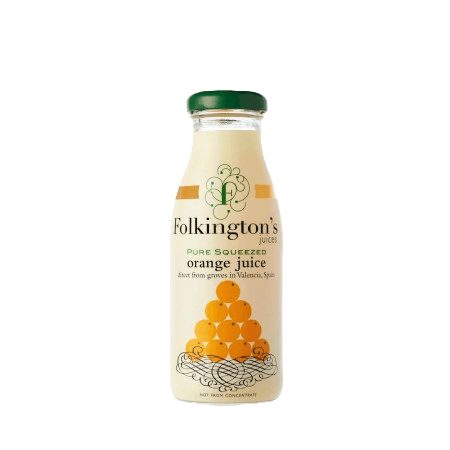 Folkington’s orange juice