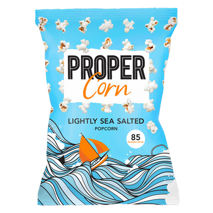 Proper corn lightly sea salted popcorn bag