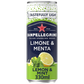 San pellegrino lemon and mint limone and menta drink can