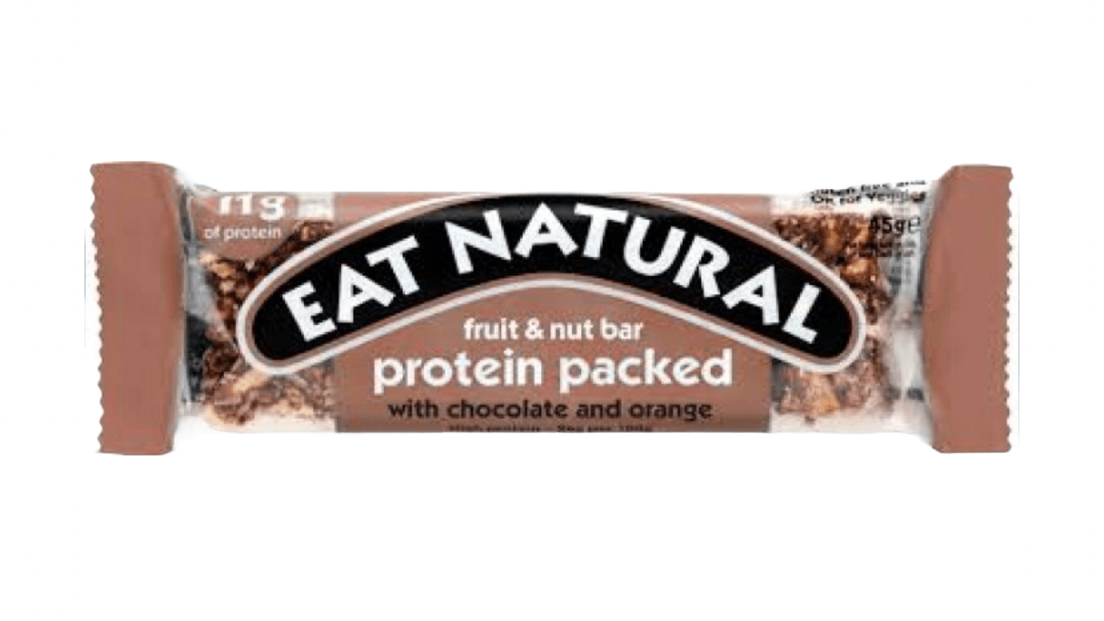 Eat natural chocolate and orange protein packed bar