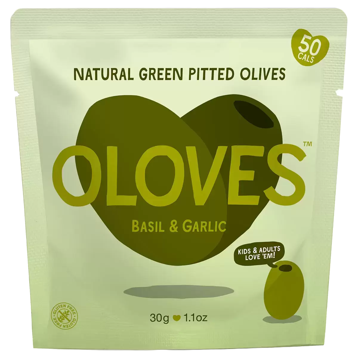 Oloves Olives - Natural Green Pitted Olives (3 Flavours)