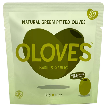 Oloves Olives - Natural Green Pitted Olives (3 Flavours)