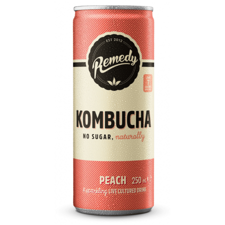 Remedy kombucha peach